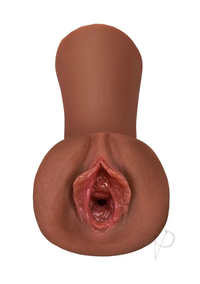 PDX Extreme Wet Pussies Juicy Snatch Self Lubricating Stroker Chocolate Pipedream Extreme Toyz Male Sex Toys