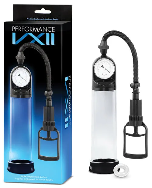 Performance Male Sex Toys Performance VX2 Male Enhancement Penis Pump System 1225in Clear