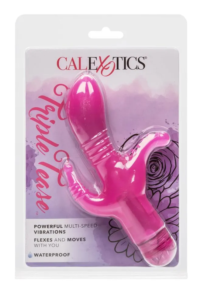Personality Vibes Vibrators Triple Tease Vibrator Pink