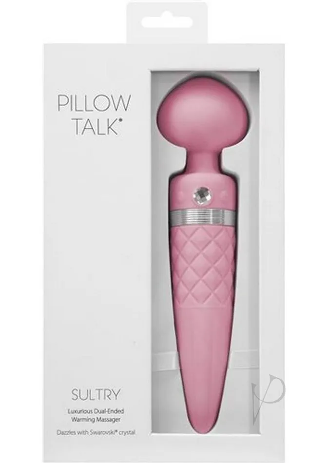 Pillow Talk Sultry Warming Wand Massager Pink Pillowtalk Vibrators