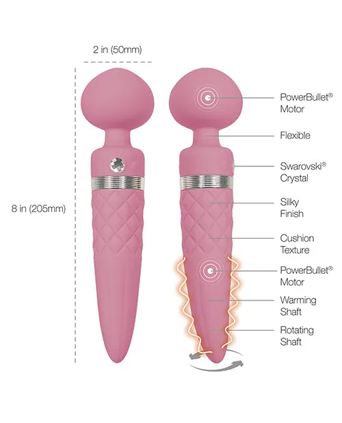 Pillow Talk Sultry Warming Wand Massager Pink Pillowtalk Vibrators