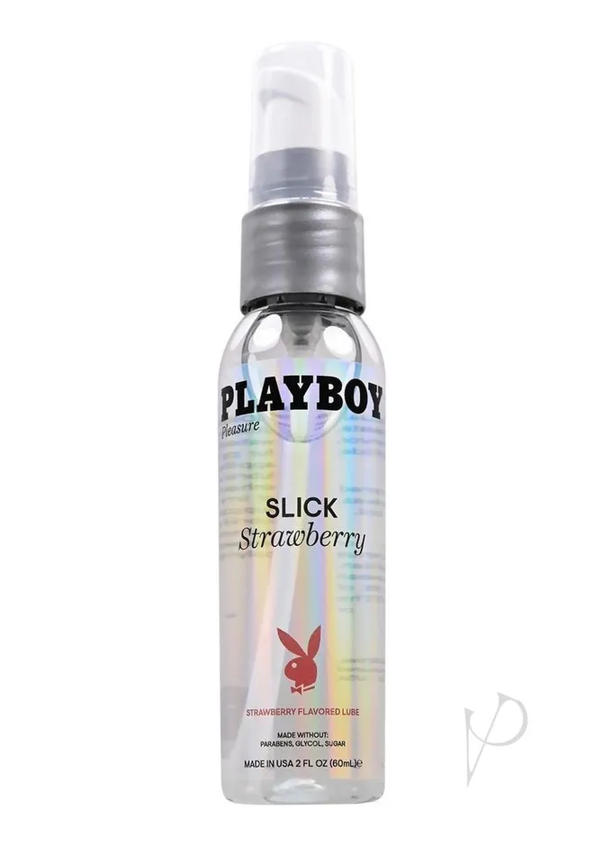 Playboy Lubricants Playboy Slick Strawberry Water Based Lubricant 2oz