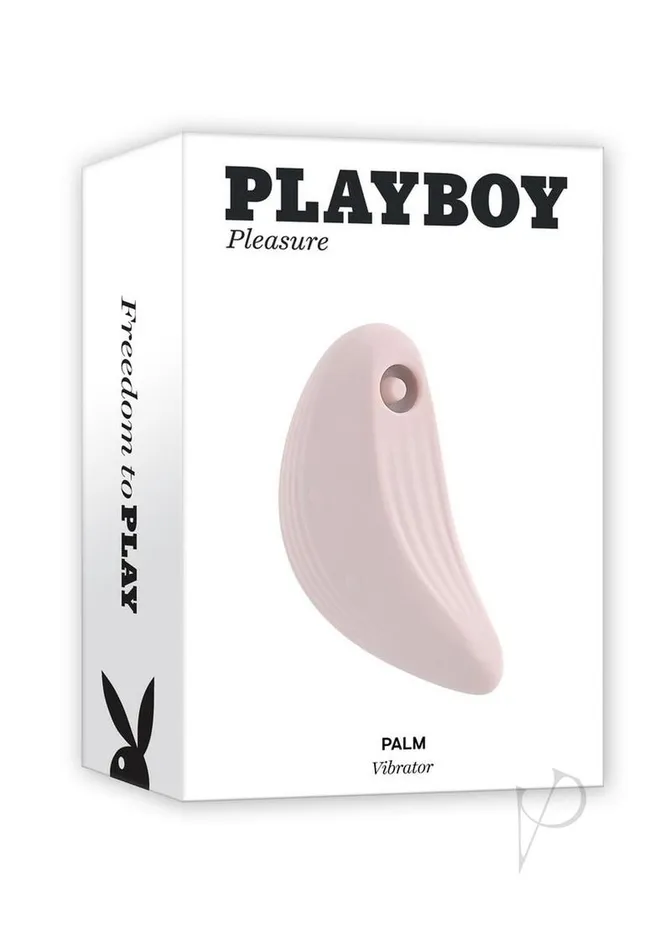 Playboy Playboy Palm Rechargeable Silicone Vibrator White Female Sex Toys Playboy Playboy Palm Rechargeable Silicone Vibrator White Female Sex Toys