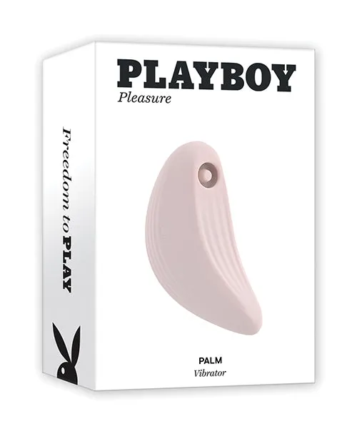 Playboy Playboy Palm Rechargeable Silicone Vibrator White Female Sex Toys