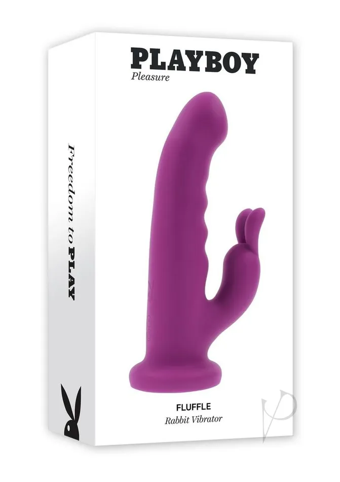 Playboy Vibrators Playboy Fluffle Rechargeable Silicone Rabbit Vibrator Purple Playboy Vibrators Playboy Fluffle Rechargeable Silicone Rabbit Vibrator Purple