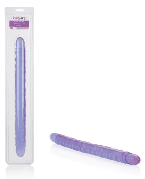 Playful Dongs Dildos 17 Slim Jim Duo Veined Super Slim Dong Reflective Gel Purple Playful Dongs Dildos 17 Slim Jim Duo Veined Super Slim Dong Reflective Gel Purple