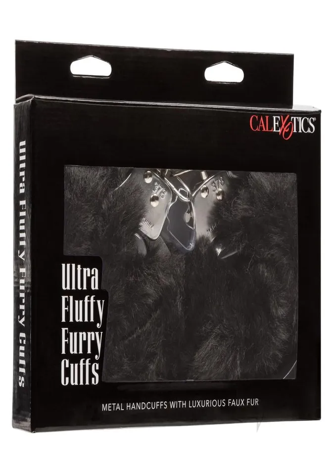 Playful Furry Ultra Fluffy Furry Cuffs Black Anal
