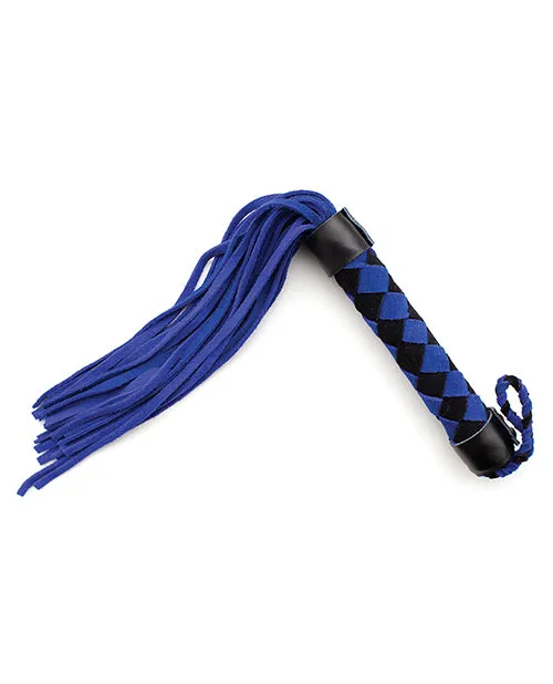 Plesur 15 Leather Flogger Blue Plesur Vibrators