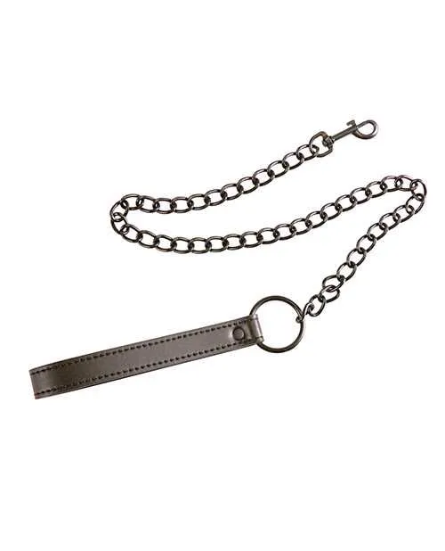 Plesur Anal Plesur PVC Leash Black