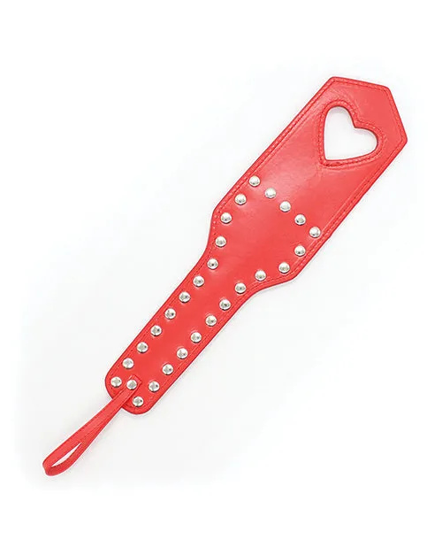 Plesur Heart Cut Out Paddle Red Plesur Anal