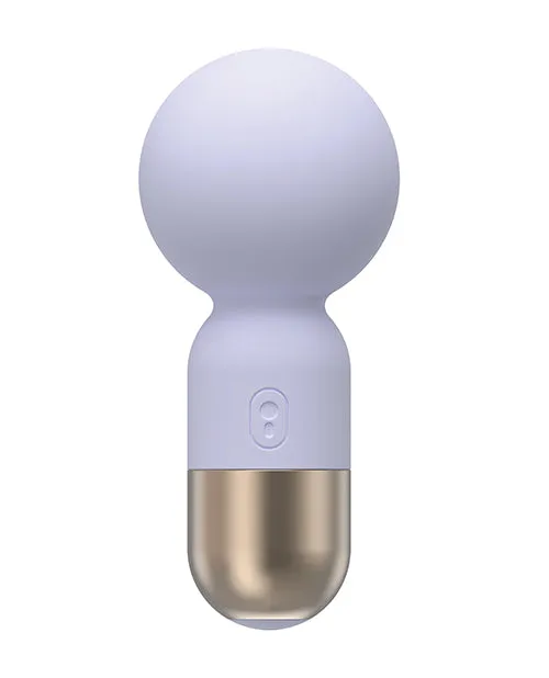 Pokewan Pocket Mini Vibrating Silicone Rechargeable Wand Massager PurpleRose Gold Honey Play Box Vibrators