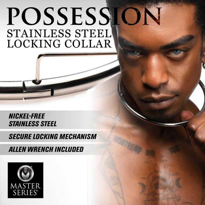 Possession Stainless Steel Locking Collar Master Series Dildos