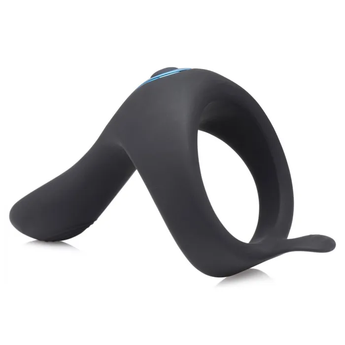Power Taint 7X Silicone Cock and Ball Ring with Remote Trinity Men Male Sex Toys