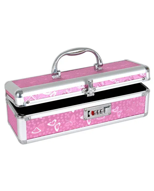 Powerbullet Vibrators Lockable Vibrator Case Small Pink