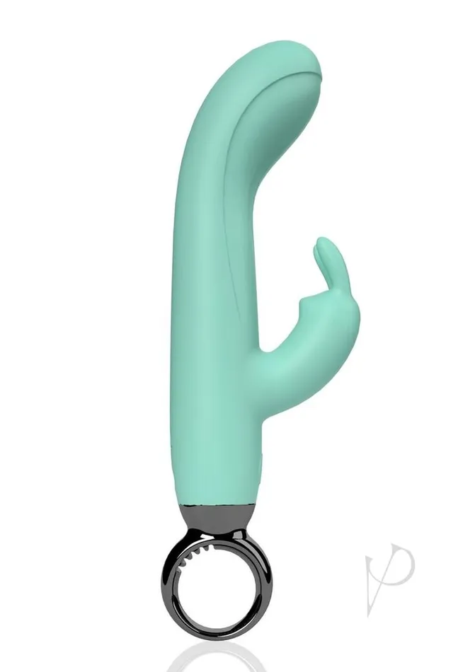 Prim O Vibrators PrimO Rabbit Rechargeable Silicone Vibrator Teal Prim O Vibrators PrimO Rabbit Rechargeable Silicone Vibrator Teal