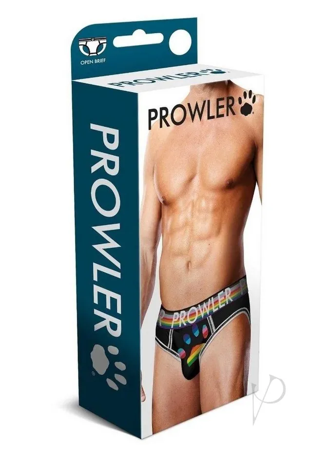 Prowler Anal Prowler Black Oversized Paw Open Brief Medium BlackRainbow