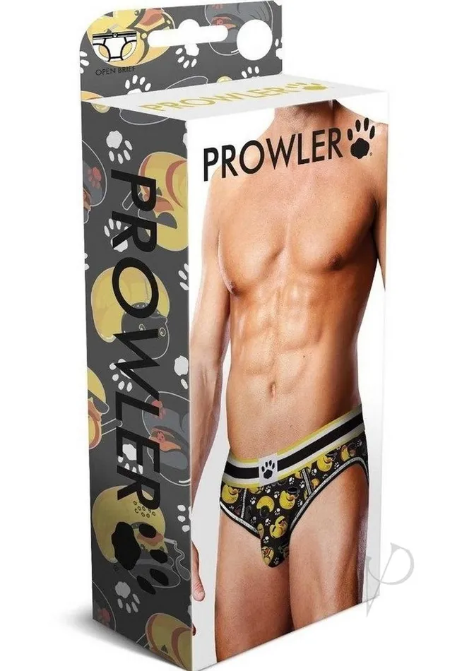 Prowler BDSM Rubber Ducks Open Brief Large BlackYellow Prowler Dildos