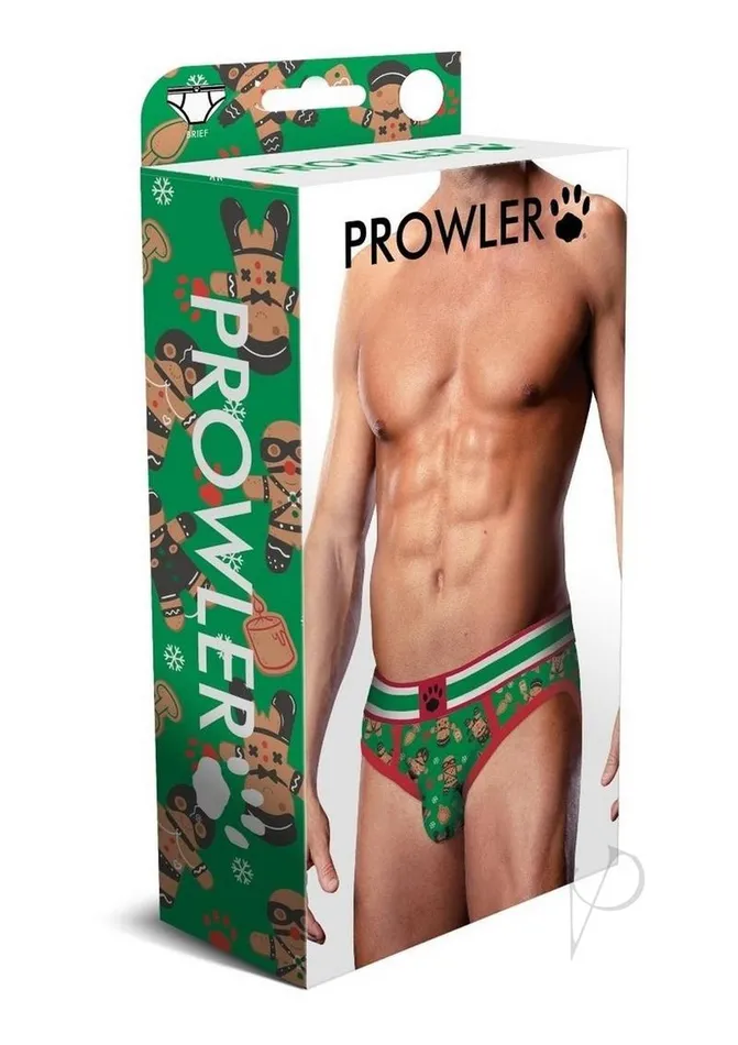 Prowler Prowler Gingerbread Brief Small GreenRed Vibrators