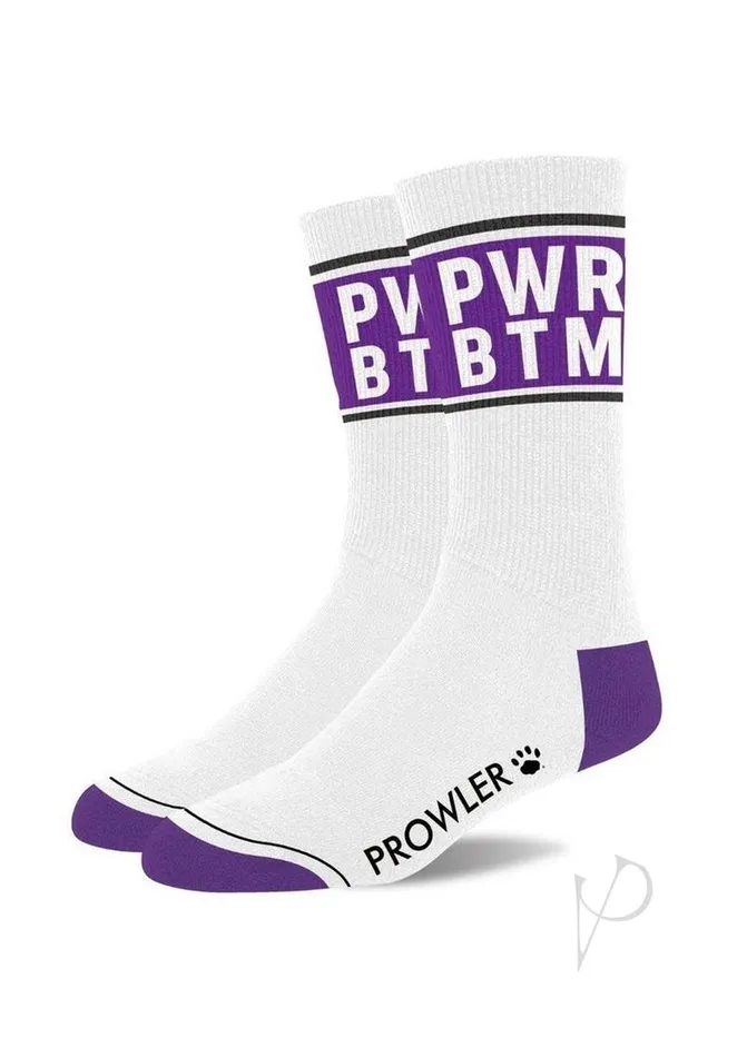 Prowler PWR BTM Socks WhitePurple Prowler Vibrators