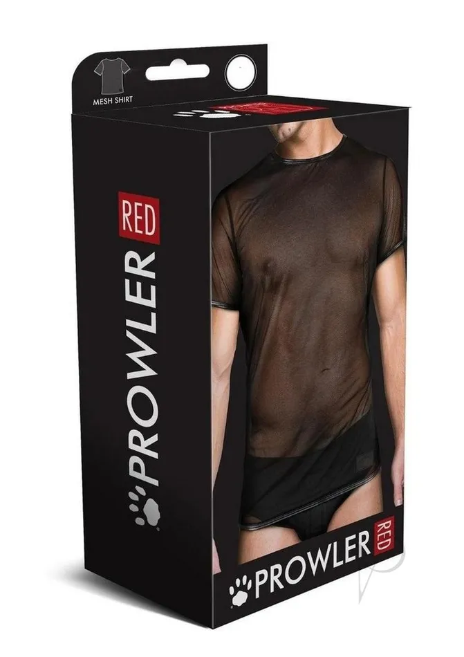 Prowler Red Anal Prowler RED Mesh Tee Shirt Large Black