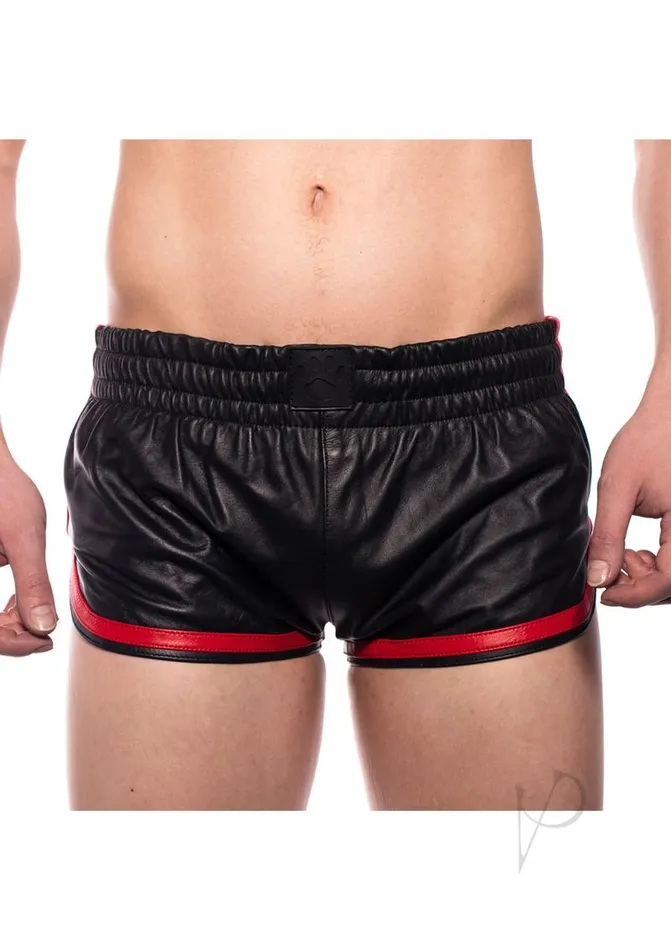 Prowler Red Restraints Prowler RED Leather Sport Shorts XXXLarge BlackRed Prowler Red Restraints Prowler RED Leather Sport Shorts XXXLarge BlackRed