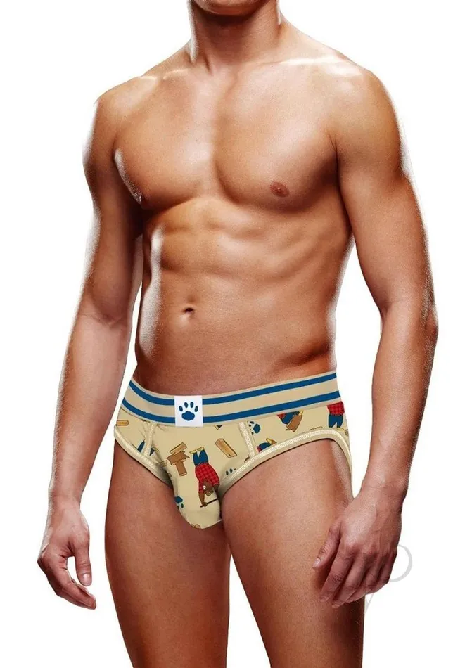Prowler Vibrators Prowler Lumberbear Open Brief XLarge BrownBlue Prowler Vibrators Prowler Lumberbear Open Brief XLarge BrownBlue