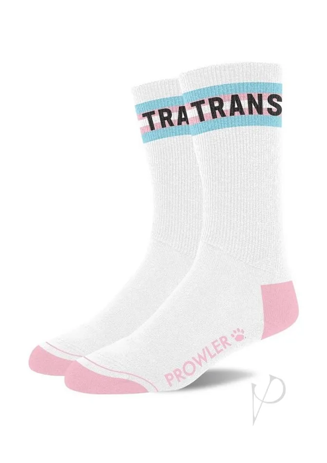 Prowler Vibrators Prowler Trans Socks WhiteMulticolor