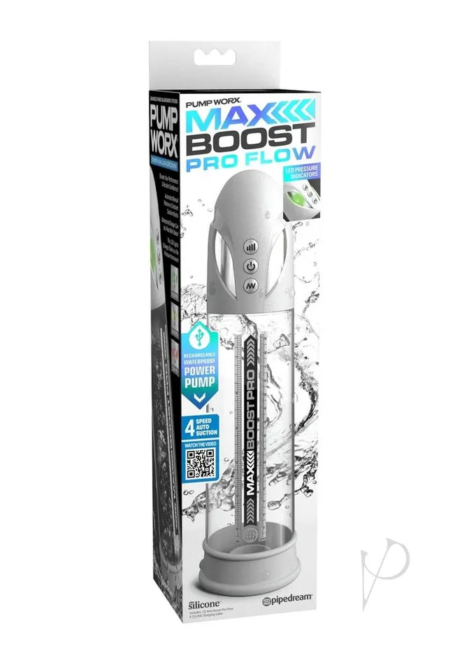 Pump Worx Male Sex Toys Pump Worx Max Boost Pro Flow Rechargeable Penis Pump White Pump Worx Male Sex Toys Pump Worx Max Boost Pro Flow Rechargeable Penis Pump White