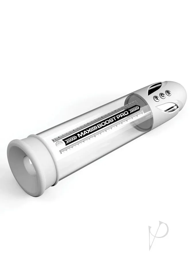 Pump Worx Male Sex Toys Pump Worx Max Boost Pro Flow Rechargeable Penis Pump White