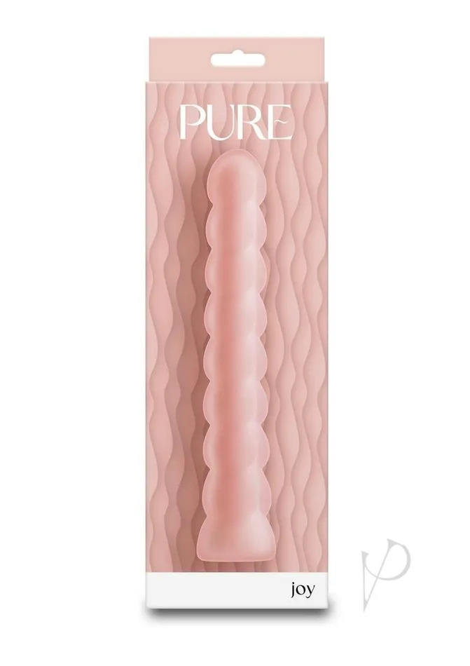 Pure Female Sex Toys Pure Joy Rechargeable Silicone Vibrator Orange