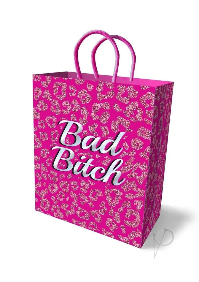 Puzzles And Gift Bags Vibrators Bad Bitch Gift Bag PinkWhite
