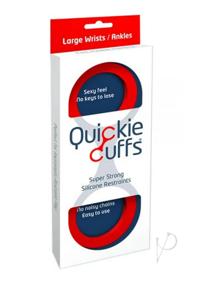 Quickie Cuffs Large Red Quickie Restraints