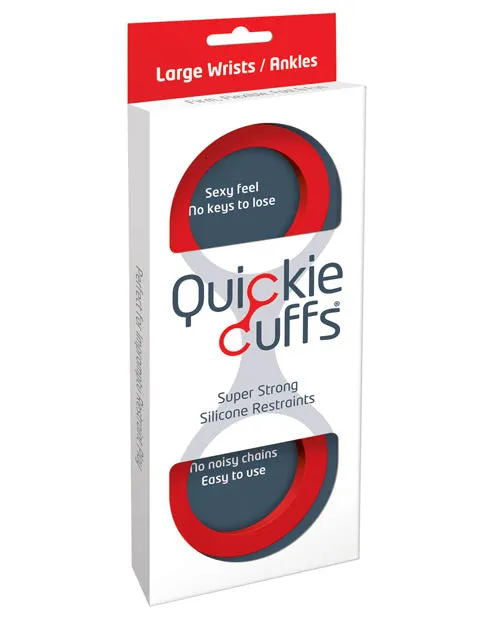 Quickie Cuffs Large Red Quickie Restraints