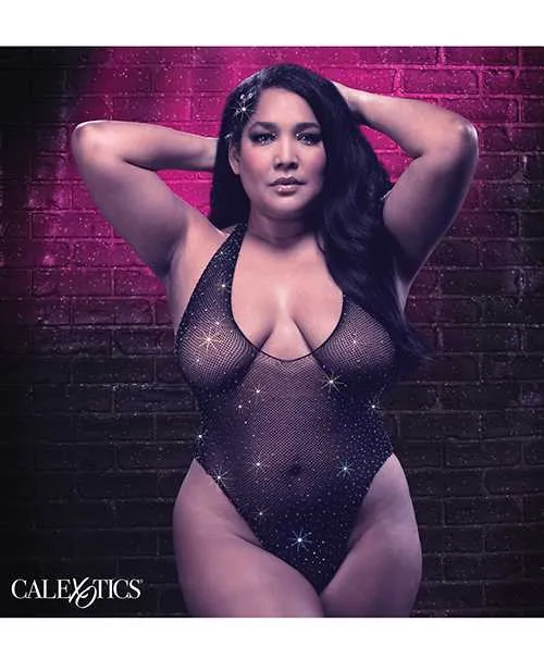 Radiance Anal Radiance Deep V Body Suit Plus Size Black Radiance Anal Radiance Deep V Body Suit Plus Size Black