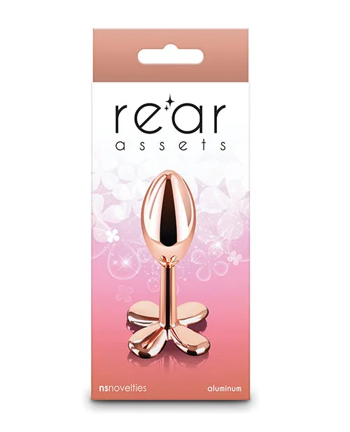 Rear Assets Rear Assets Clover Aluminum Anal Plug Rose Gold Anal Rear Assets Rear Assets Clover Aluminum Anal Plug Rose Gold Anal
