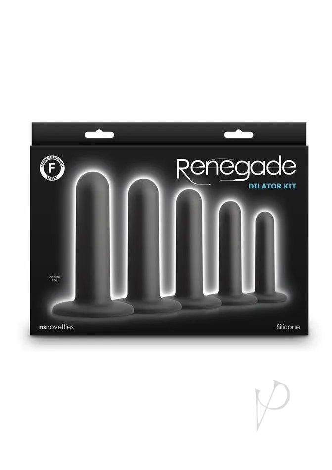 Renegade Anal Renegade Dilator Kit Silicone Anal Plugs with Suction Cups 5 Piece Black Renegade Anal Renegade Dilator Kit Silicone Anal Plugs with Suction Cups 5 Piece Black
