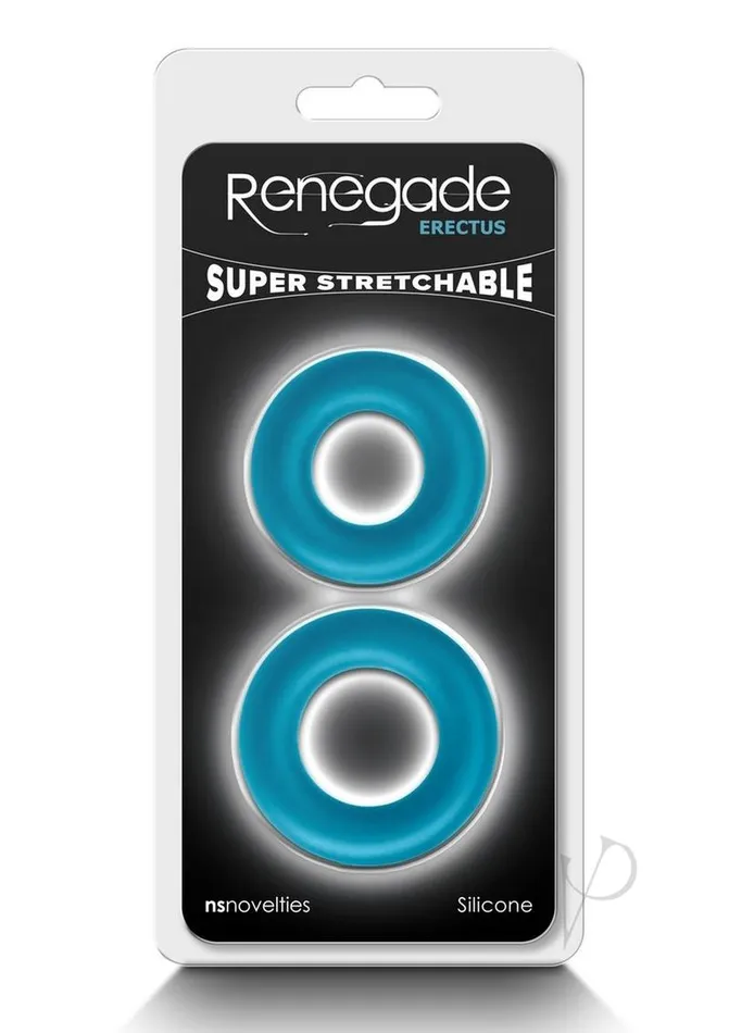 Renegade Male Sex Toys Renegade Erectus Silicone Cock Ring Teal