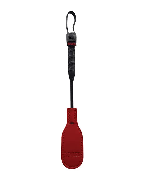Restraints Rouge Rouge Mini Leather Oval Paddle Red Restraints Rouge Rouge Mini Leather Oval Paddle Red