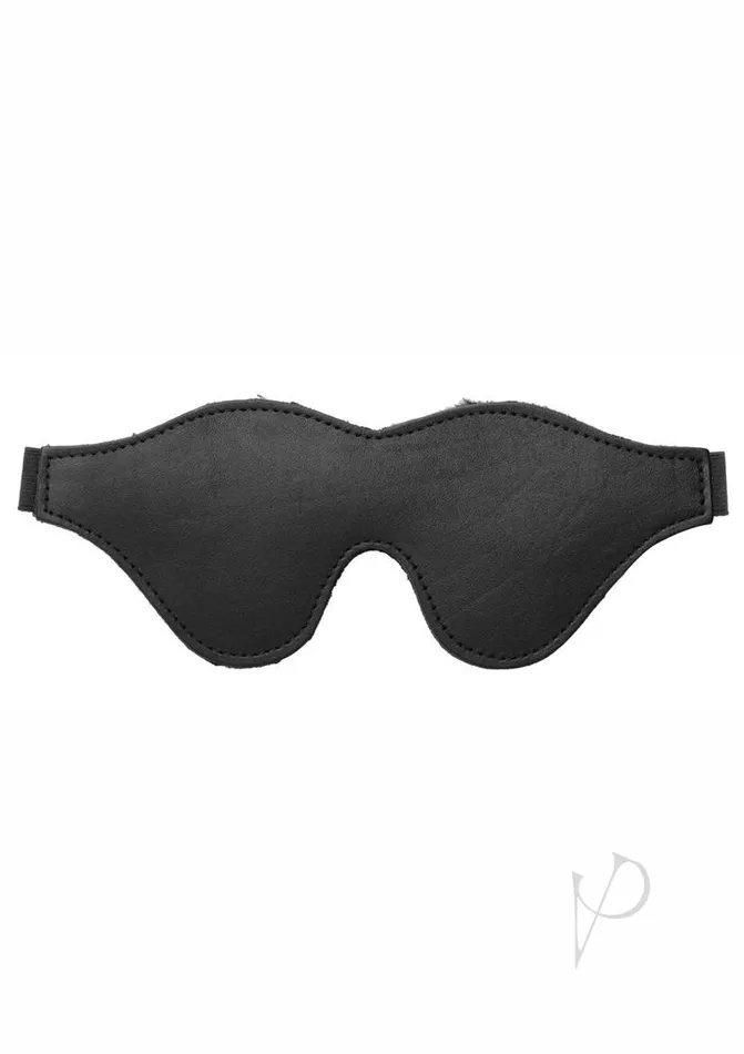 Restraints Strict Leather Strict Leather Black Fleece Lined Blindfold