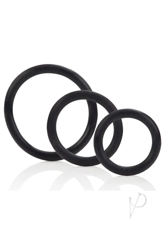 Rings Anal Black Rubber Cock Rings 3 Piece Set Black Rings Anal Black Rubber Cock Rings 3 Piece Set Black