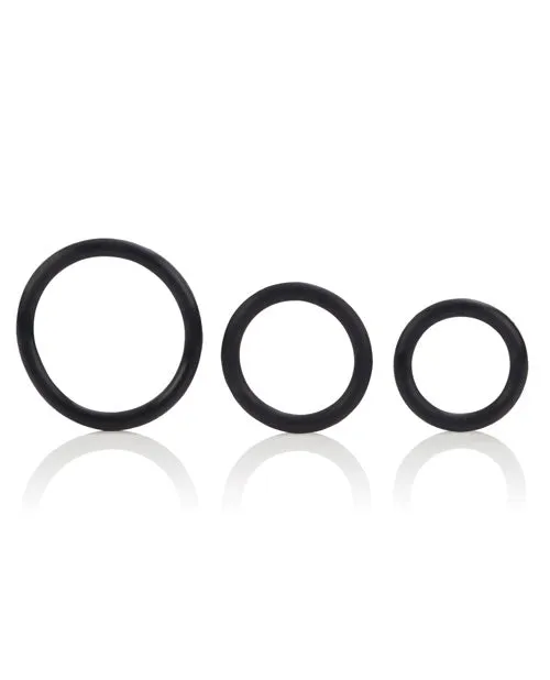 Rings Anal Black Rubber Cock Rings 3 Piece Set Black Rings Anal Black Rubber Cock Rings 3 Piece Set Black