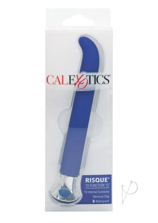 Risque 10 Function G GSpot Vibrator Blue Risque Vibrators