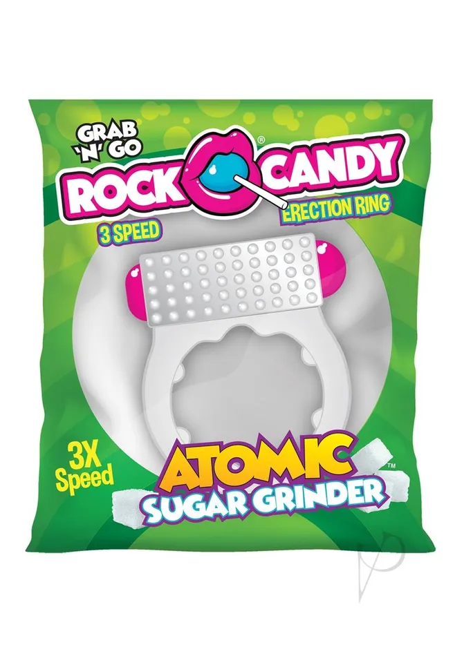 Rock Candy Atomic Sugar Grinder Vibrating Cock Ring White Rock Candy Toys Couples Rock Candy Atomic Sugar Grinder Vibrating Cock Ring White Rock Candy Toys Couples