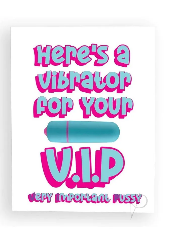 Rock Candy Toys Vibrators NaughtyVibes VIP Greeting Card