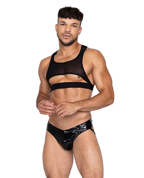 Roma Confidential Anal Voyeur Harness Black SM