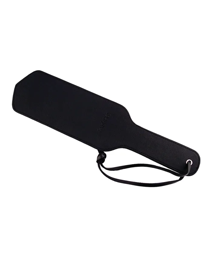 Rouge Anal Fetish Play Paddle Vegan Leather Black Rouge Anal Fetish Play Paddle Vegan Leather Black