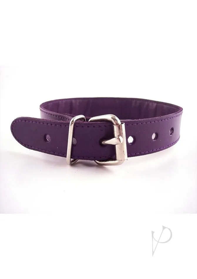 Rouge Male Sex Toys Rouge O Ring Studded Adjustable Leather Collar Purple Rouge Male Sex Toys Rouge O Ring Studded Adjustable Leather Collar Purple