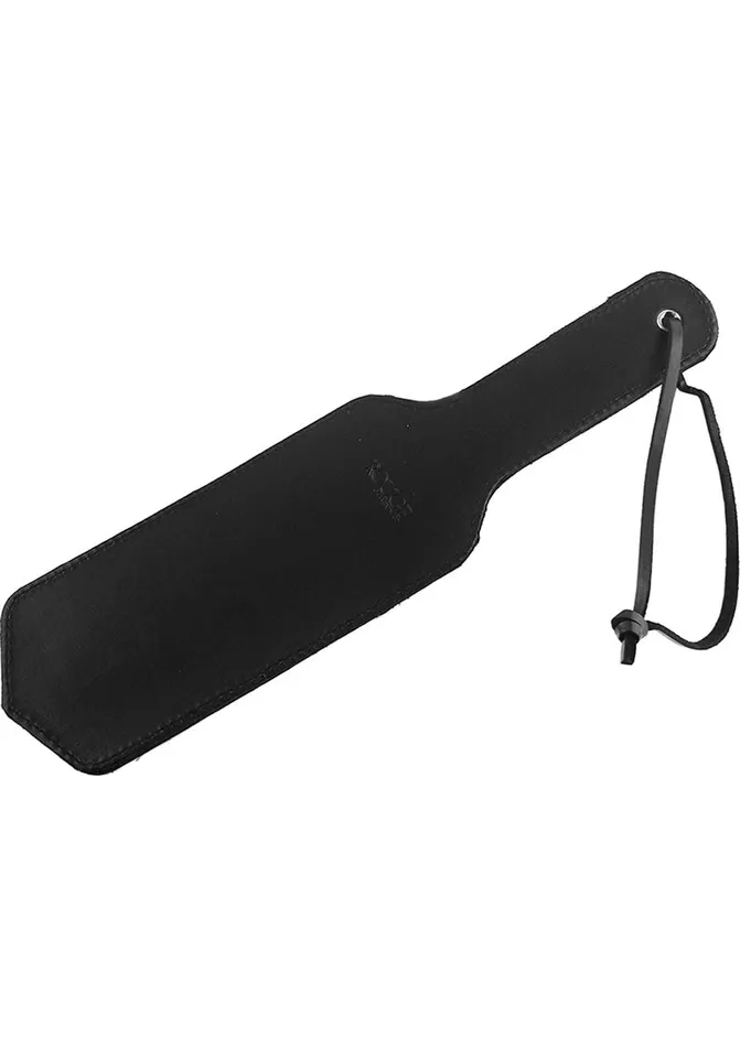Rouge Restraints Rouge Leather Paddle Black