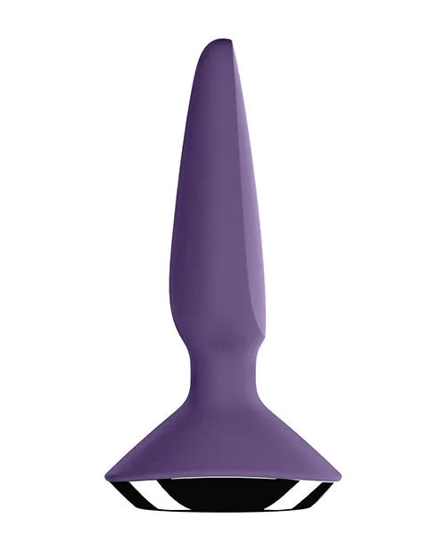 Satisfyer Plugilicious 1 Silicone Vibrating Anal Plug Purple Satisfyer Anal Satisfyer Plugilicious 1 Silicone Vibrating Anal Plug Purple Satisfyer Anal