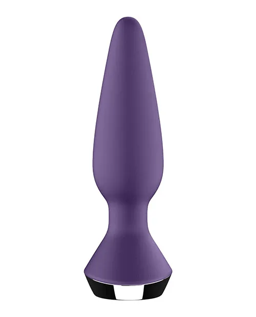 Satisfyer Plugilicious 1 Silicone Vibrating Anal Plug Purple Satisfyer Anal Satisfyer Plugilicious 1 Silicone Vibrating Anal Plug Purple Satisfyer Anal